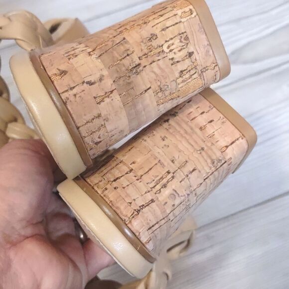 (20-4081) 🔥3/$20🔥 LACUONE Women's Mid Heels Square Toe Block Heeled Sz 8.5 - Picture 9 of 11